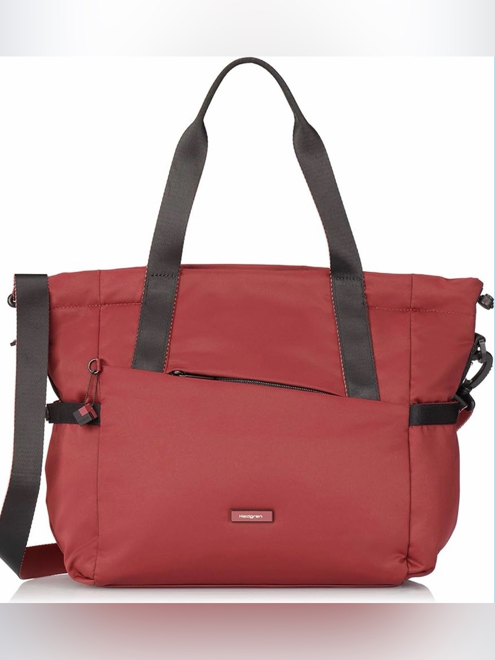 Hedgren Galactic Shoulder Bag Vineyard Wine Cherry red tote travel purse